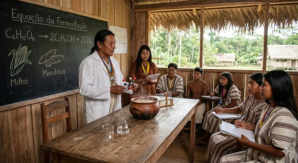 A Fermentação do Caxixi no Ensino de Química em Escolas Indígenas 