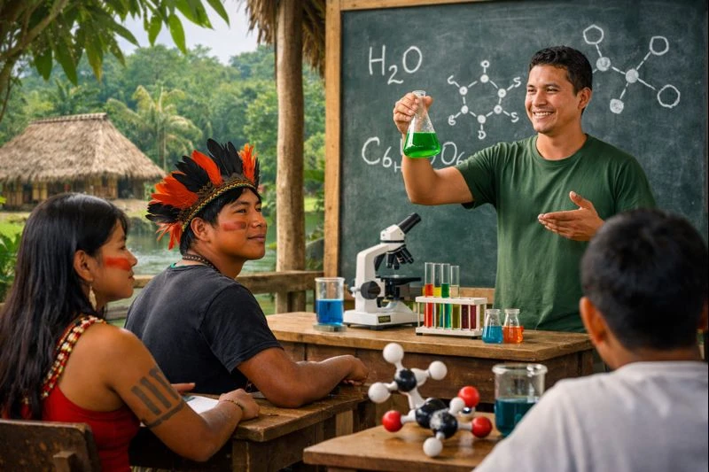 Desafios e Estratégias para o Ensino de Química em Escolas Indígenas no Amapá Como tornar o ensino de Química mais significativo em contextos interculturais